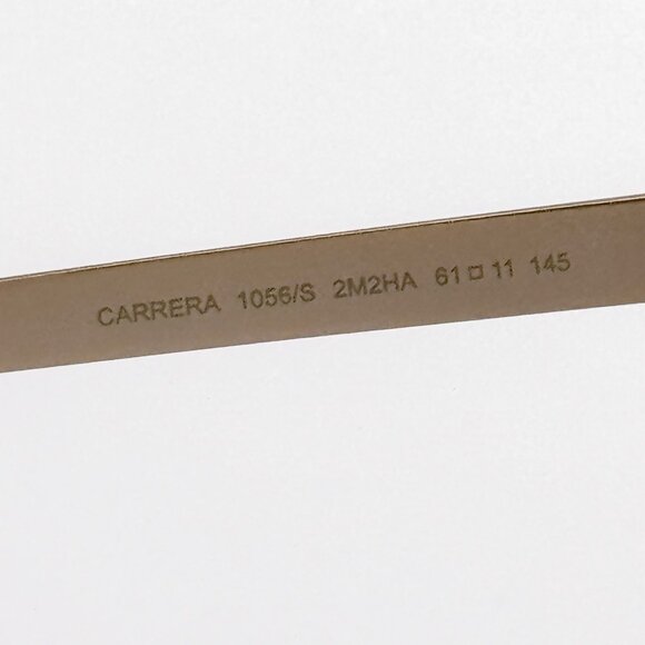 NEW CARRERA 1056/S 2M2 SUNGLASSES MEN GOLD BLACK SQUARE EYEWEAR CARRERA - Picture 7 of 8